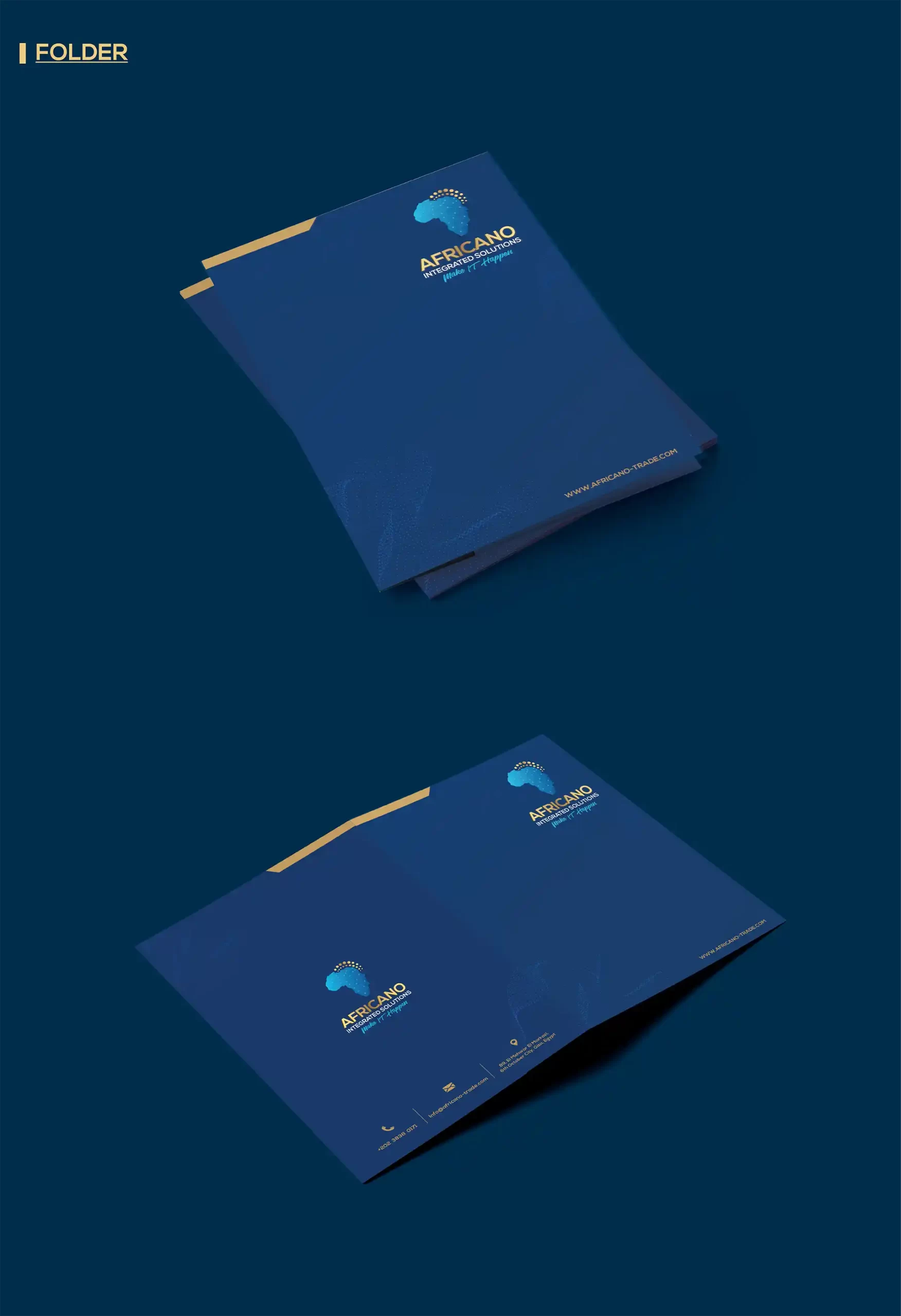 تصميم هوية بصرية لشركة أفريكانو تصميم هوية بصرية، تصميم جرافيك، تصميم علامة تجارية