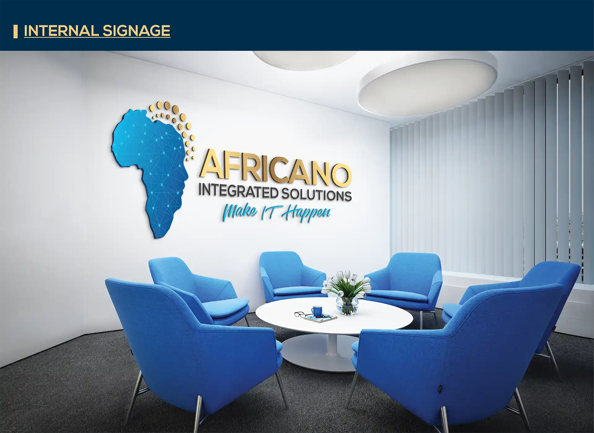 تصميم هوية بصرية لشركة أفريكانو تصميم هوية بصرية، تصميم جرافيك، تصميم علامة تجارية