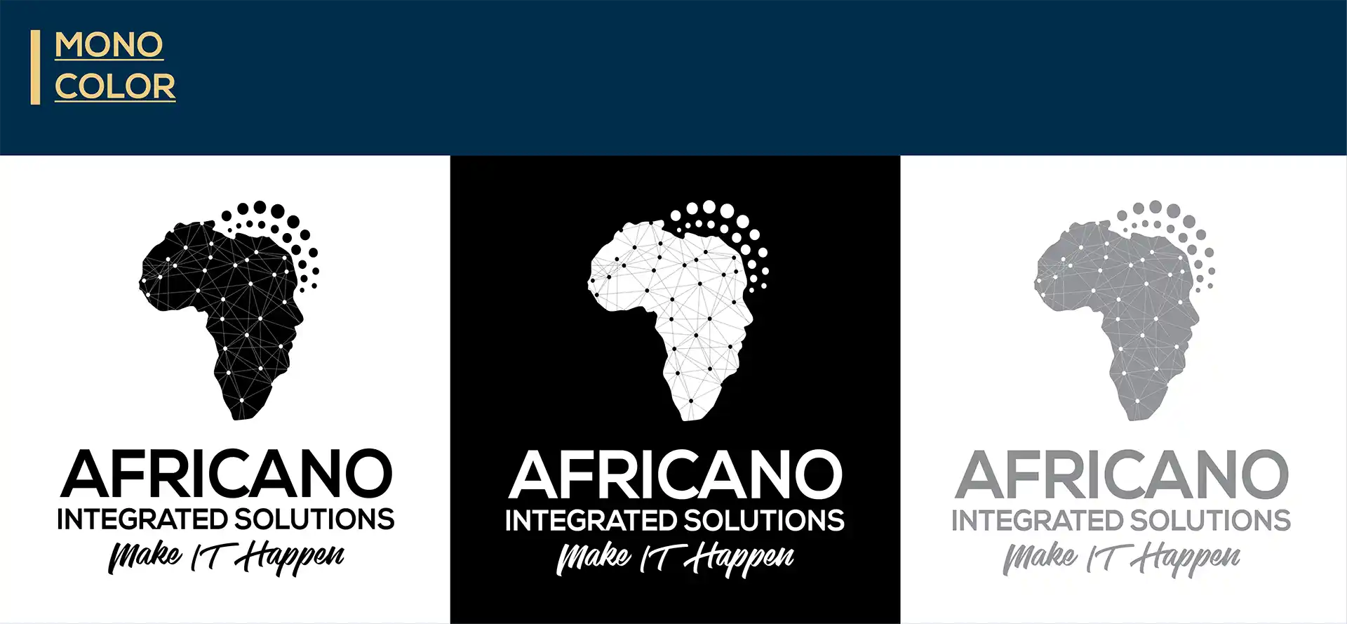 تصميم هوية بصرية لشركة أفريكانو تصميم هوية بصرية، تصميم جرافيك، تصميم علامة تجارية