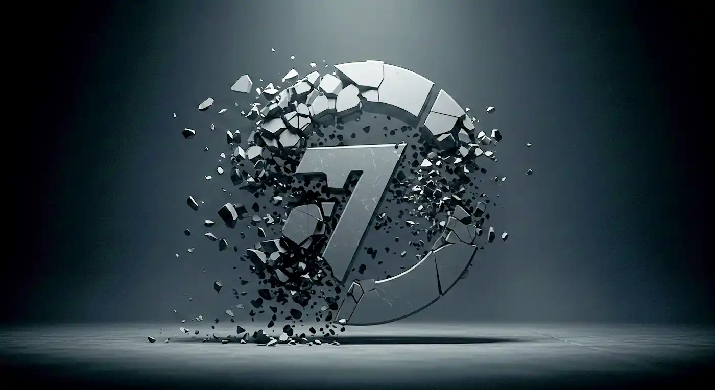 علامة تجارية قوية تتصدع وتنهار بسبب أخطاء التصميم.