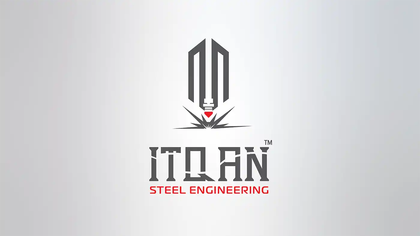 Itqan_Steel-Brand,Logo,شعار هوية بصرية