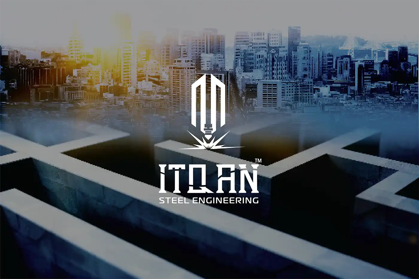 Itqan_Steel-Brand,Logo,شعار هوية بصرية