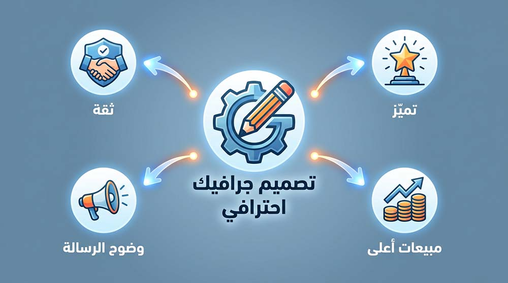 فوائد التصميم الاحترافي: الثقة، التميز، الوضوح، وزيادة المبيعات