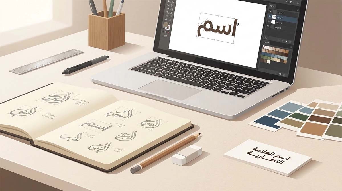 الهوية البصرية والشعارات (Logo & Branding)