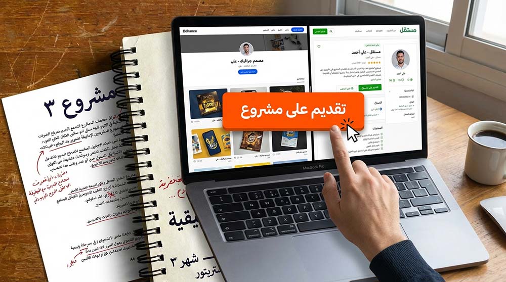 لابتوب يعرض التقديم على أولى فرص العمل في الشهر السادس من الخطة