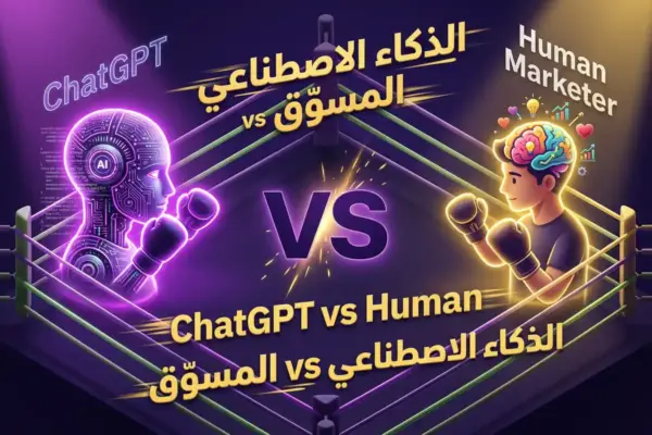 ChatGPT vs المسوّق البشري بـ 2026 – مين بيربح بالنهاية؟