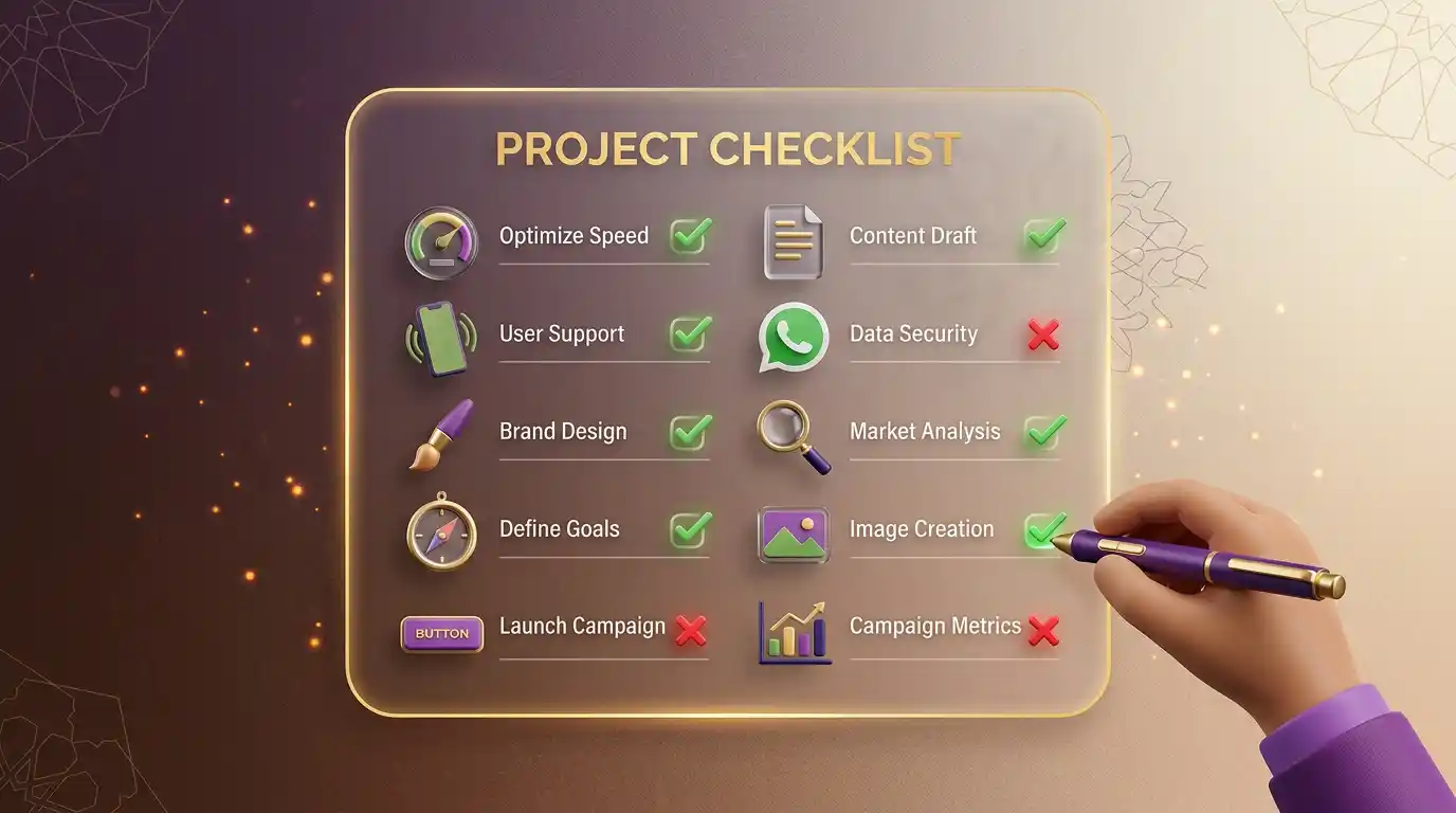 قائمة فحص شاملة لتقييم جودة الموقع الإلكتروني وتحديد الأخطاء يلي لازم تنصلح فوراً