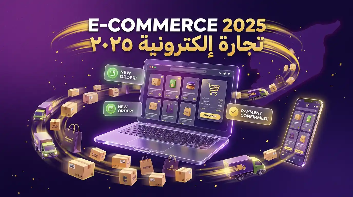 دليل شامل لفتح متجر إلكتروني ناجح بسوريا بـ 2025 خطوة بخطوة من الفكرة لأول عملية بيع