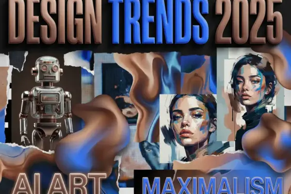 ترندات التصميم الغرافيكي لـ 2025 – شو اللي رايح يسيطر؟