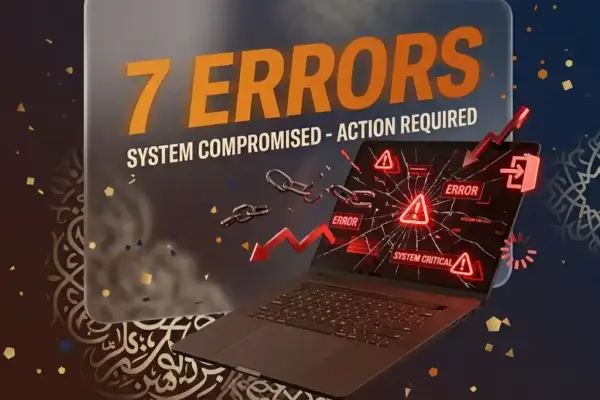 ليش موقعك الإلكتروني عم يخسّرك زبائن؟ 7 أخطاء قاتلة بتصميم المواقع