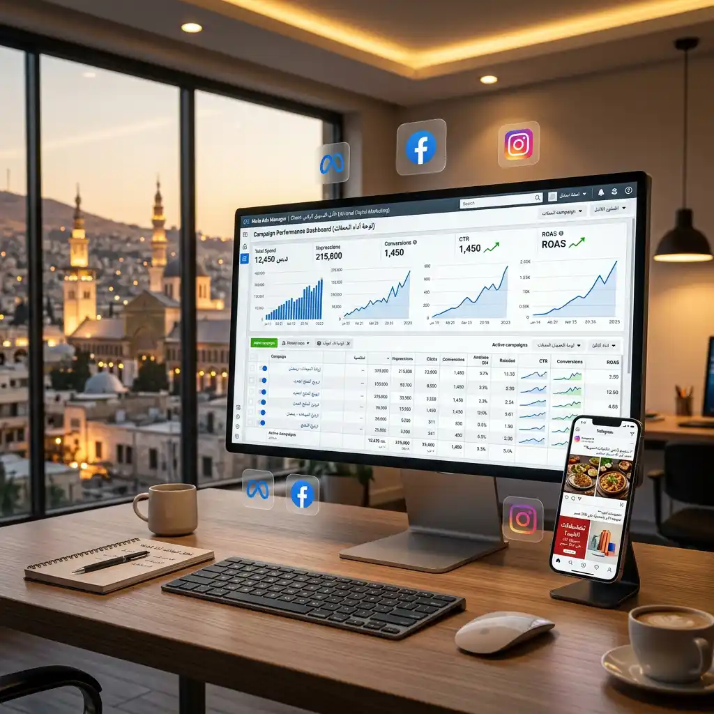دليل شامل لإعلانات ميتا Meta Ads بـ 2025 من الصفر للاحتراف للمشاريع بسوريا