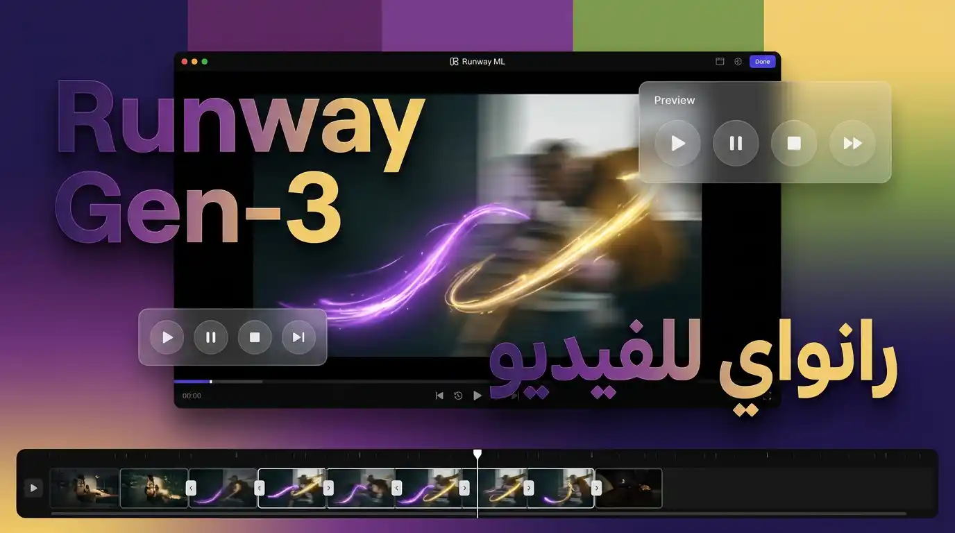 Runway ML لتوليد وتحرير الفيديو بالذكاء الاصطناعي