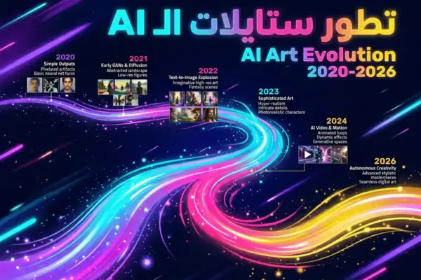 ستايلات الـ AI: مستقبل التصميم الجرافيكي بـ 2026