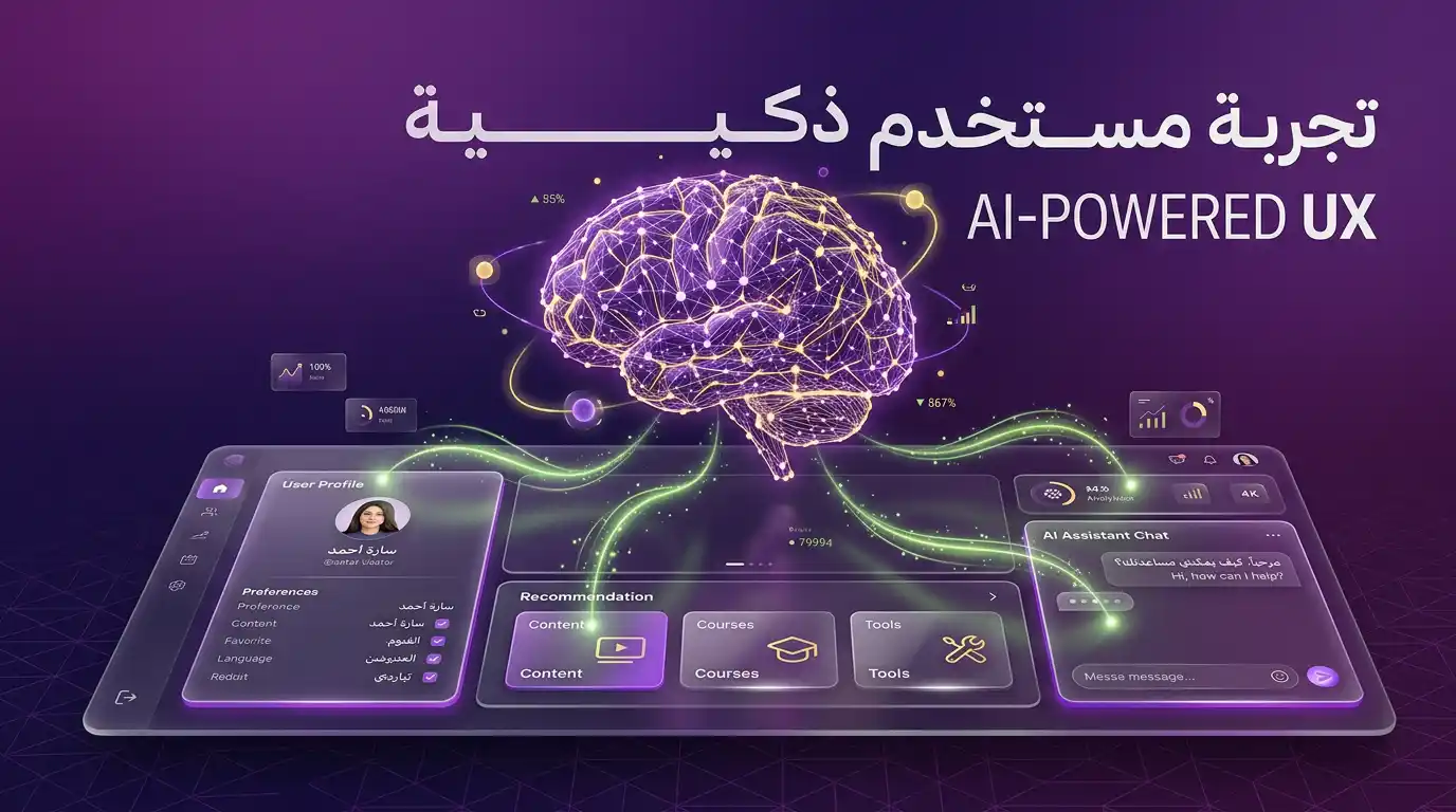 تجربة المستخدم المدعومة بالذكاء الاصطناعي AI-powered UX – ترند 2026
