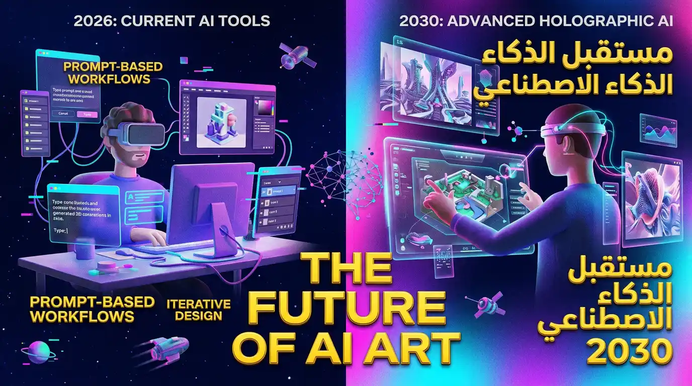رؤية مستقبلية لتطور ستايلات الذكاء الاصطناعي حتى 2030