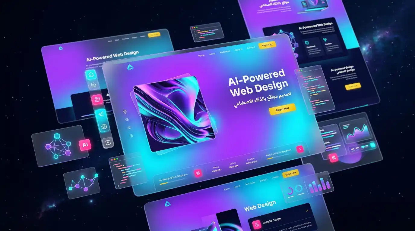 استخدامات ستايلات الذكاء الاصطناعي بتصميم المواقع الإلكترونية