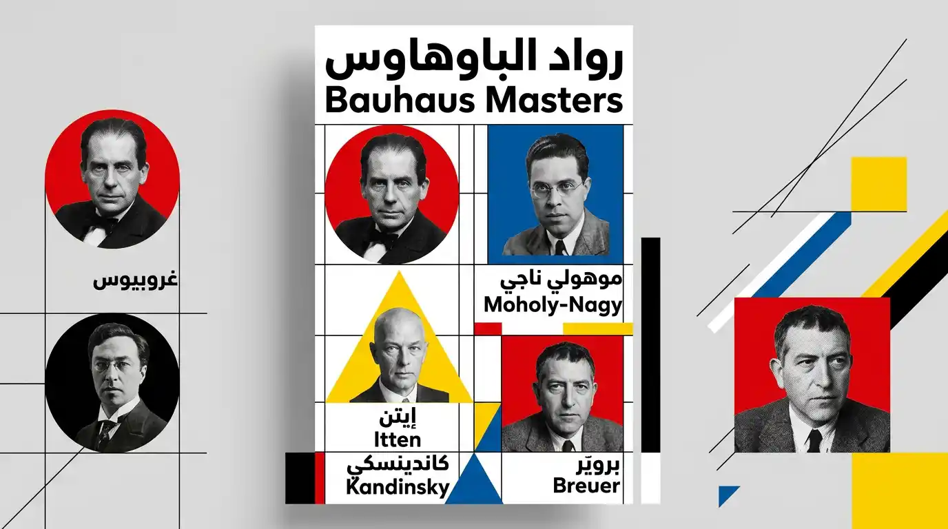 رواد الباوهاوس الأساسيين وإسهاماتهم في التصميم الحديث