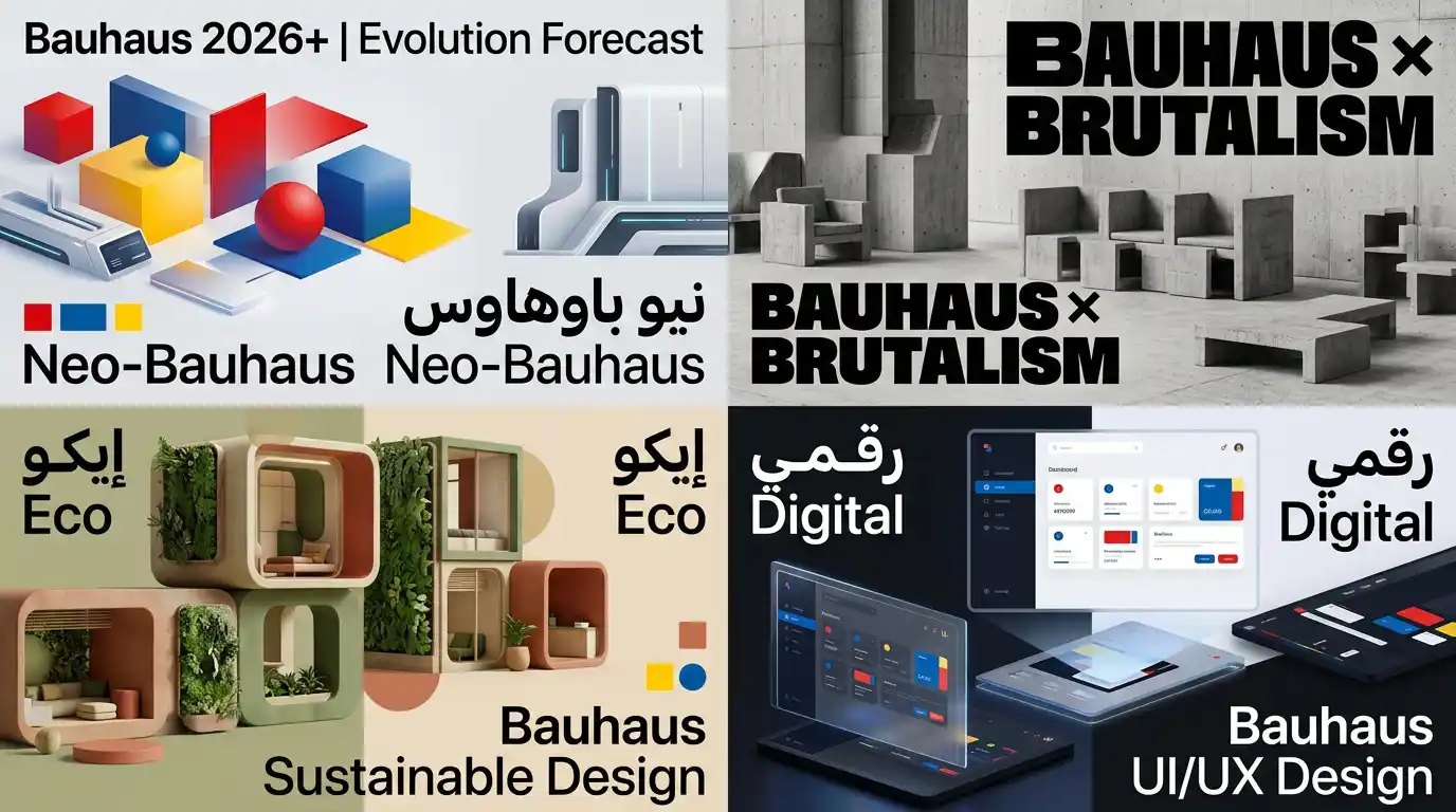 اتجاهات الباوهاوس المعاصرة والمستقبلية في التصميم