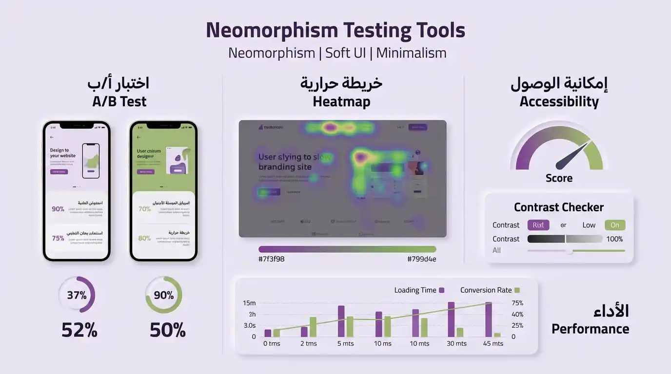 مثال عملي على صفحة هبوط بتصميم نيومورفيزم