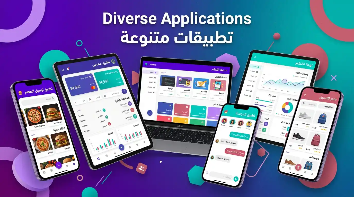 أمثلة واقعية لتطبيقات ومواقع تستخدم ماتيريال ديزاين