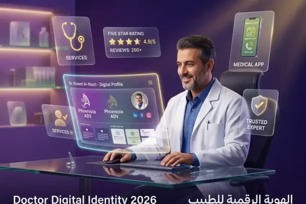 الهوية الرقمية للطبيب الناجح: دليلك إلى تسويق طبي احترافي 2026