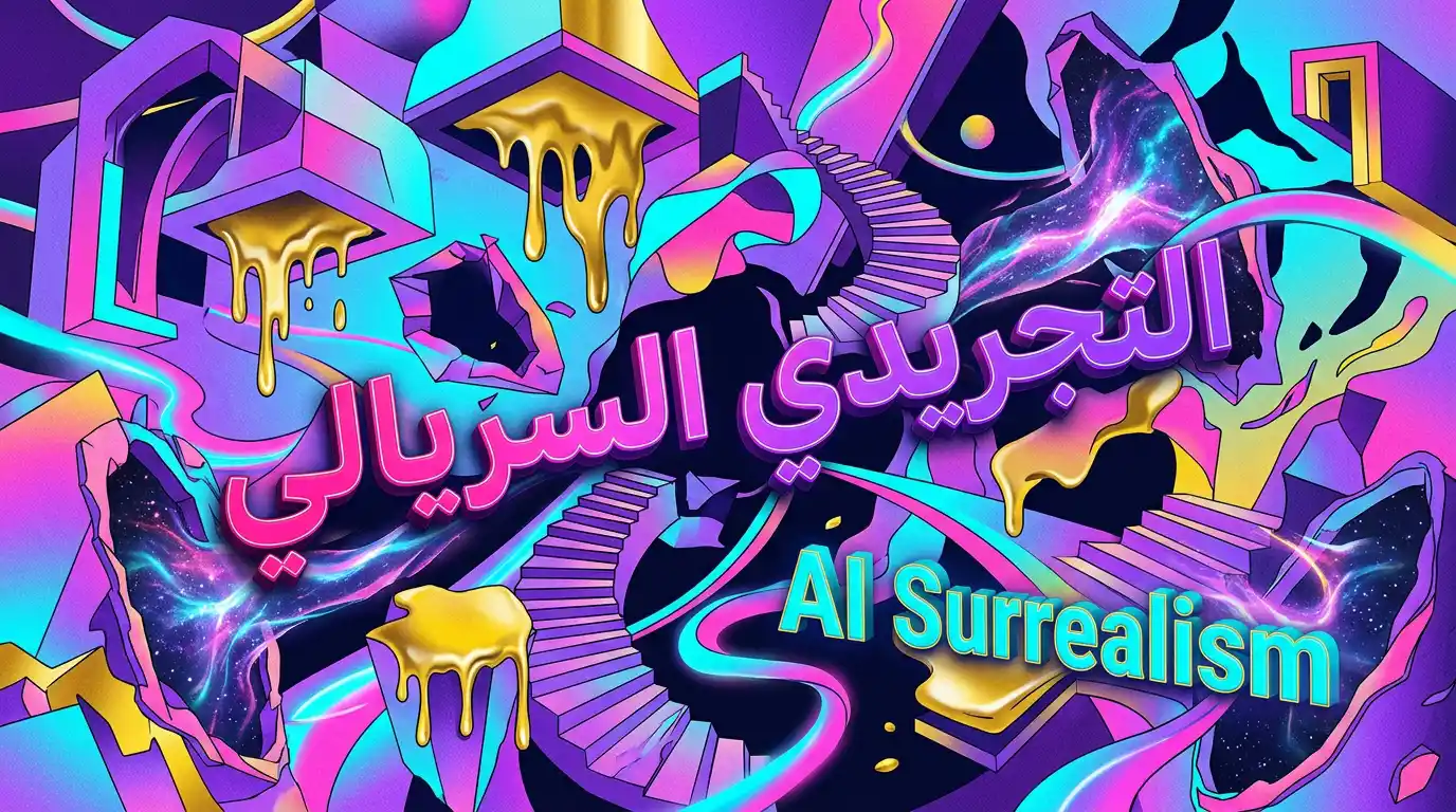 ستايلات تجريدية وسريالية منتجة بالذكاء الاصطناعي