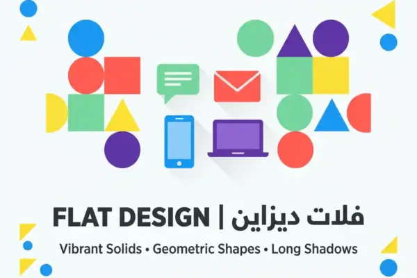الفلات ديزاين: ثورة البساطة بالتصميم الرقمي