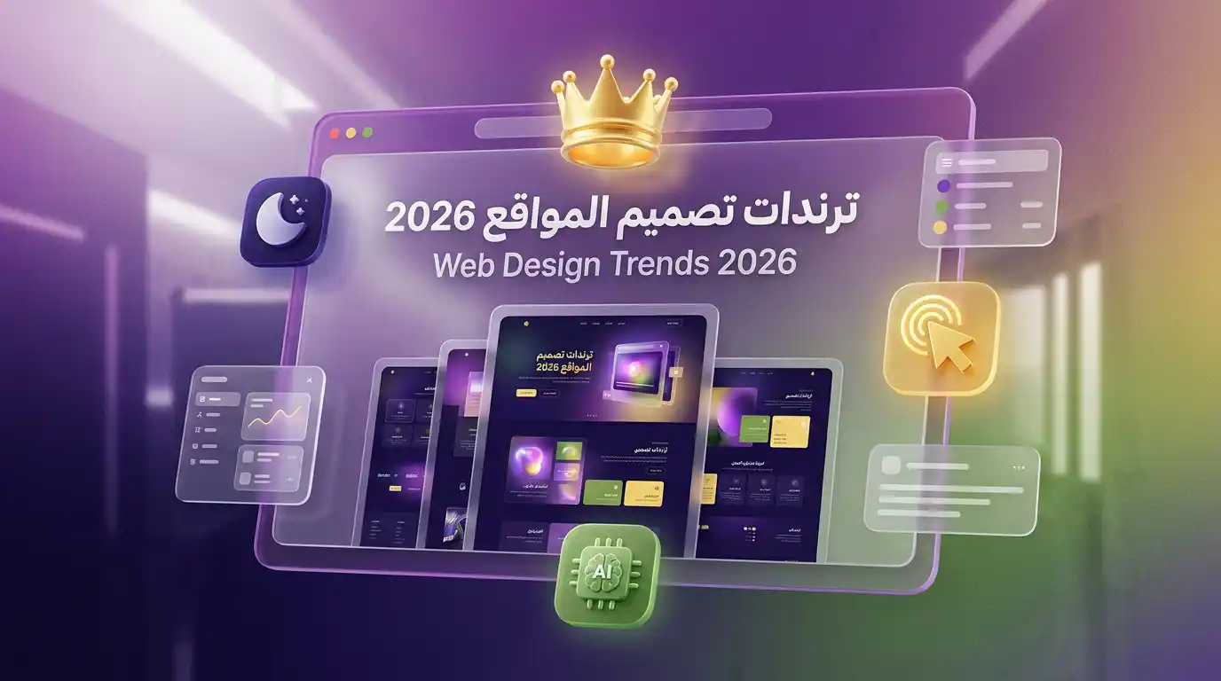 ترندات تصميم المواقع الإلكترونية بـ 2026 – تجربة المستخدم هي الملك