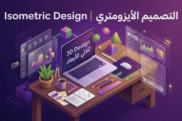 التصميم ثلاثي الأبعاد والأيزومتري: العمق يلي بيفرق