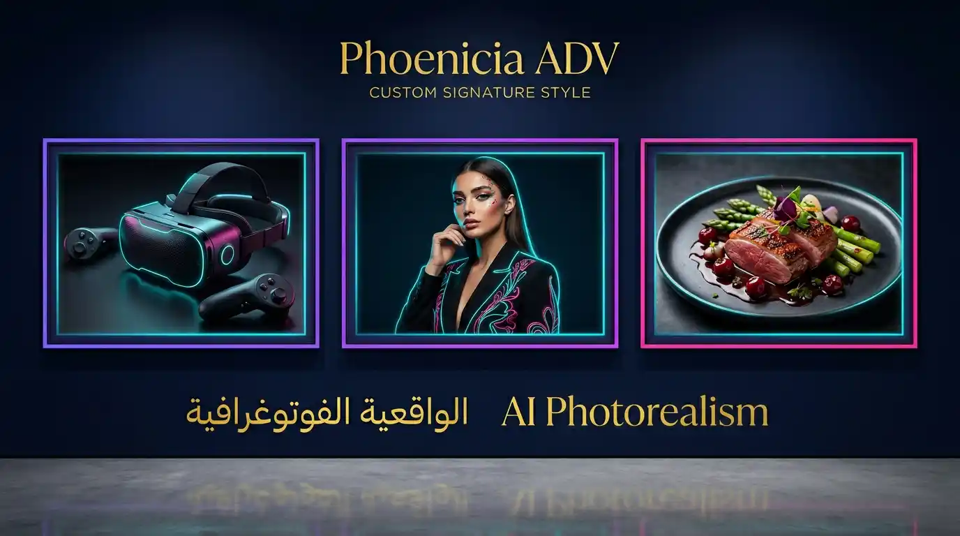 أمثلة على ستايل الواقعية الفوتوغرافية بالذكاء الاصطناعي