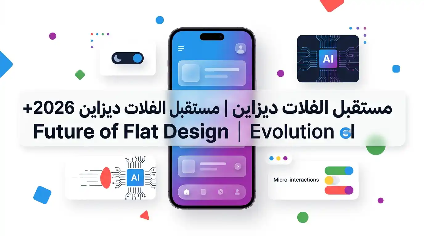 اتجاهات مستقبل الفلات ديزاين في 2026 وما بعد