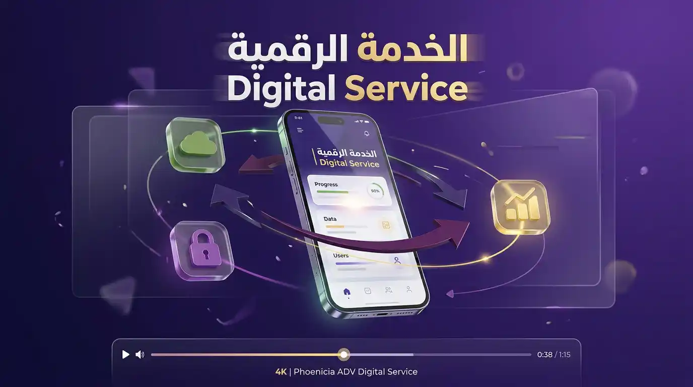 مثال على فيديو توضيحي بتقنية الموشن جرافيك لشرح خدمة رقمية