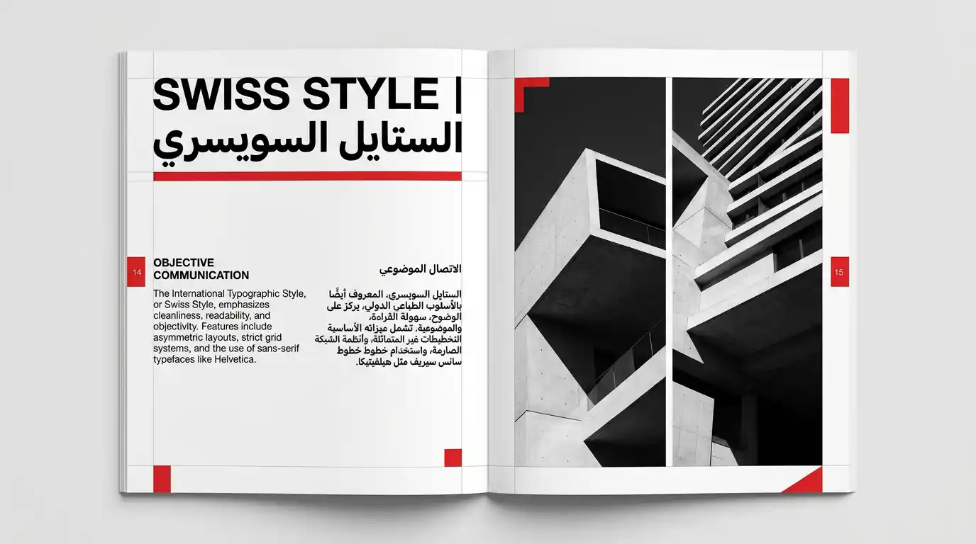 ساعة فاخرة بتصميم سويسري منظم بشبكات وألوان فينيقيا