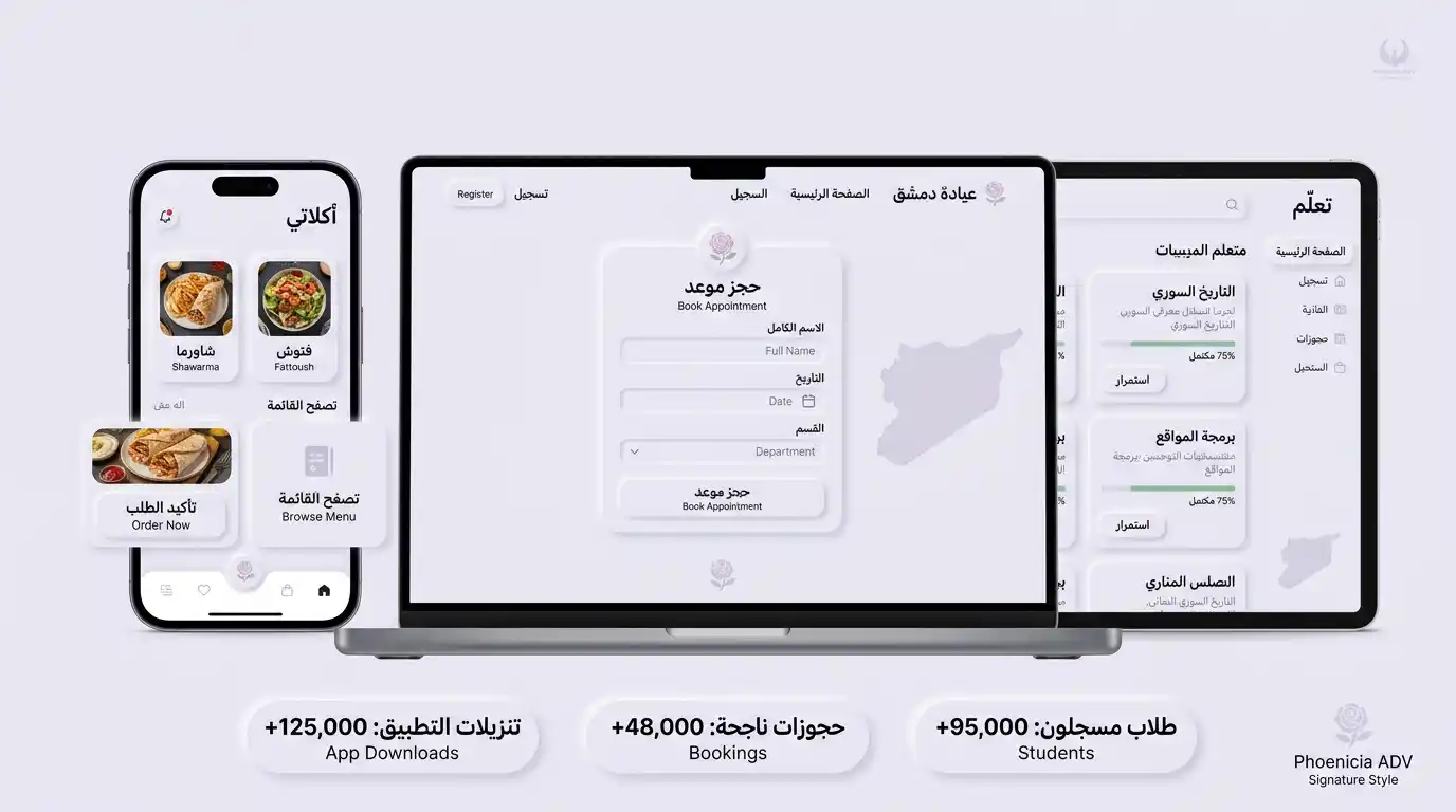 أمثلة على استخدام النيومورفيزم في مشاريع سورية