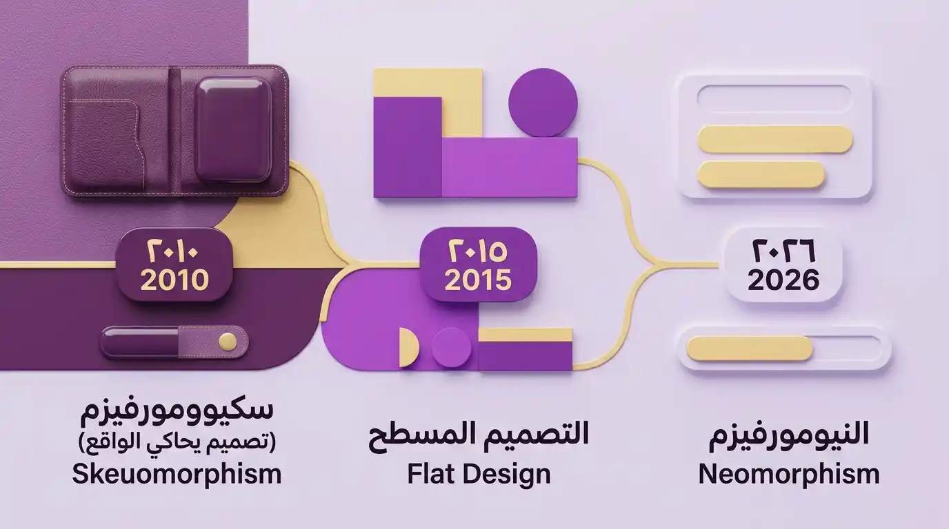 تطور أساليب التصميم من الواقعية للنيومورفيزم