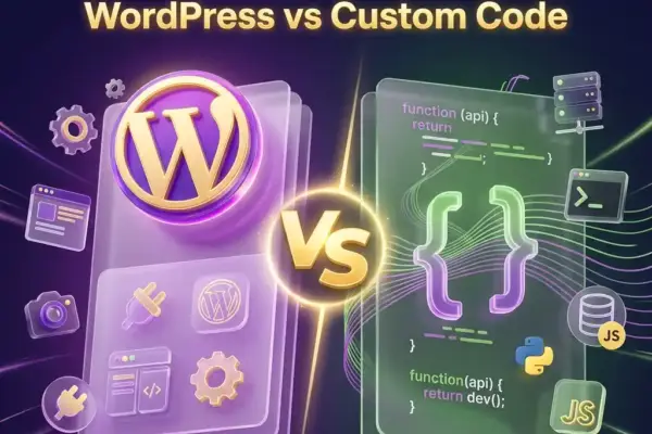 مواقع مبرمجة vs WordPress شو الأنسب لمشروعك في سوريا 2026؟