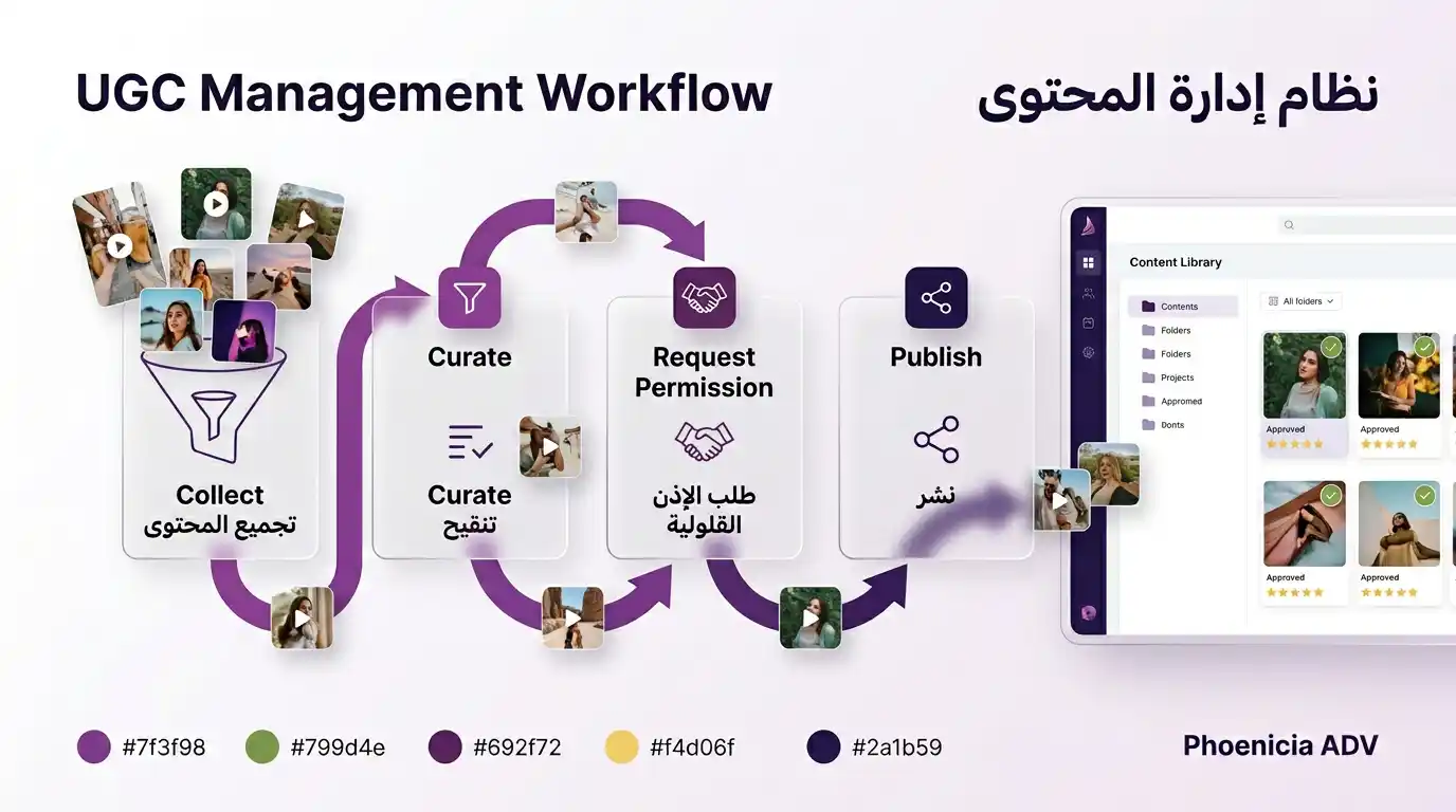 إدارة محتوى المستخدمين UGC