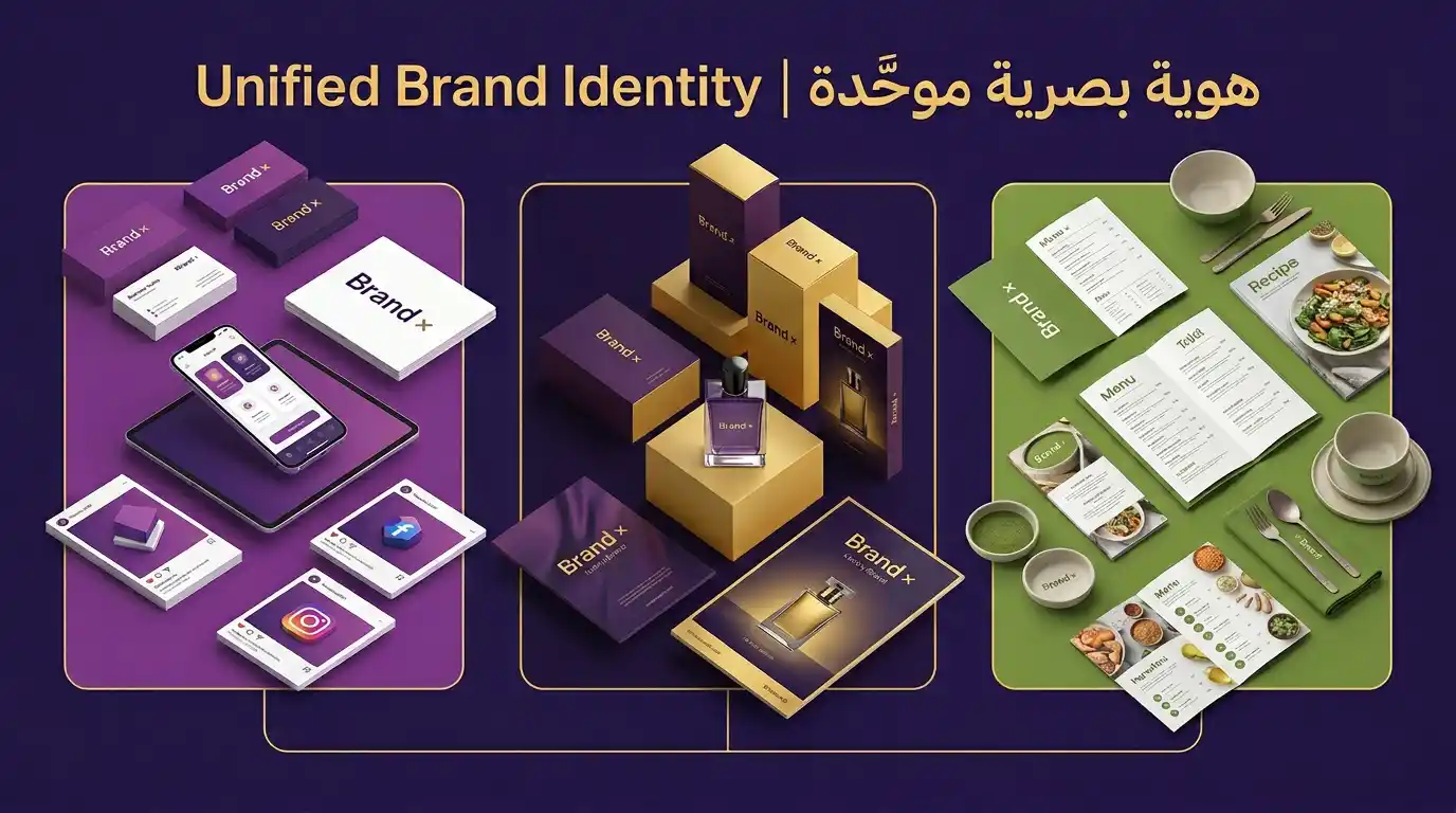 براندات تستخدم المنظور في هويتها البصرية