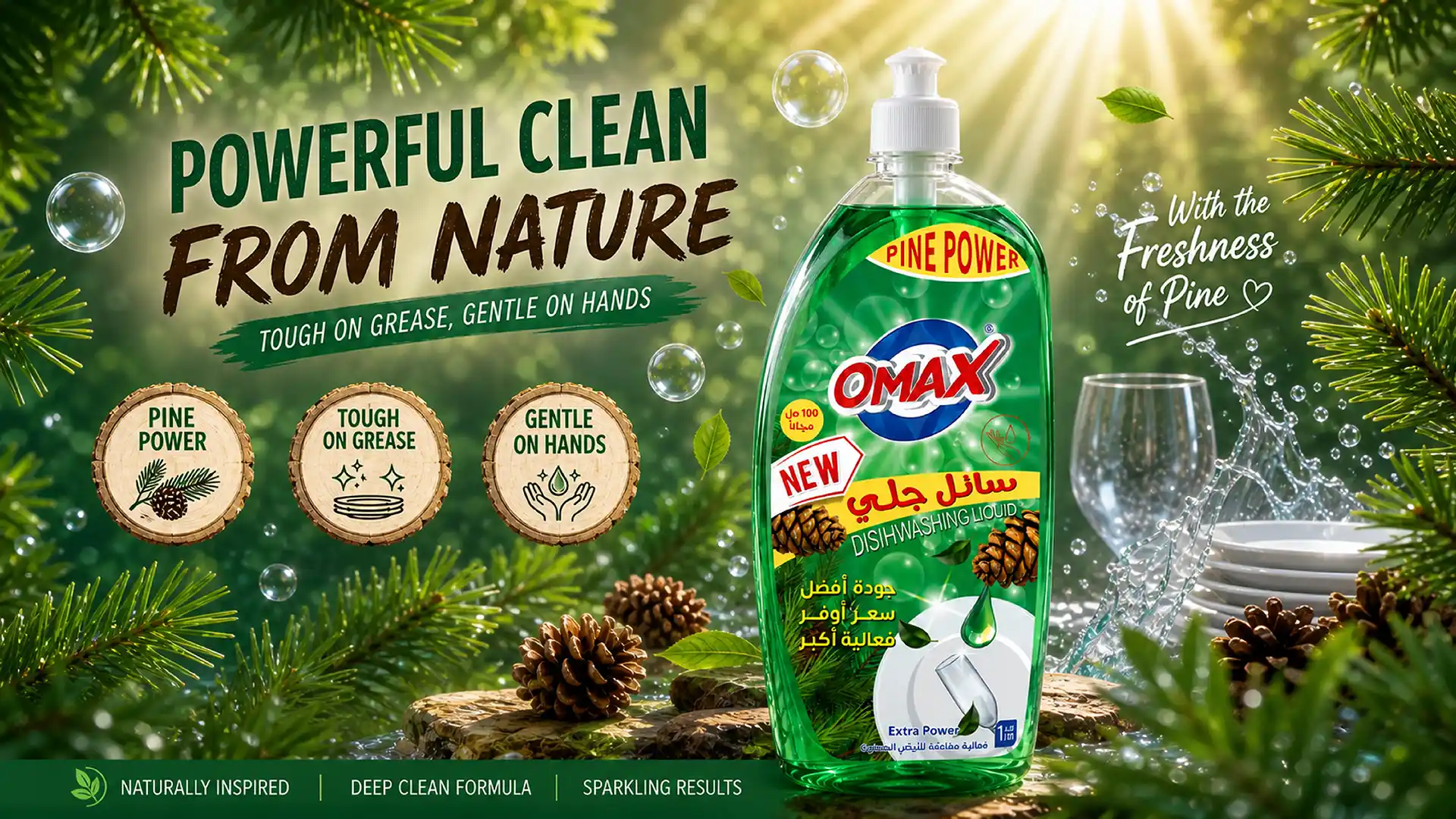 تصميم ملصقات Omax - Omax Label Design