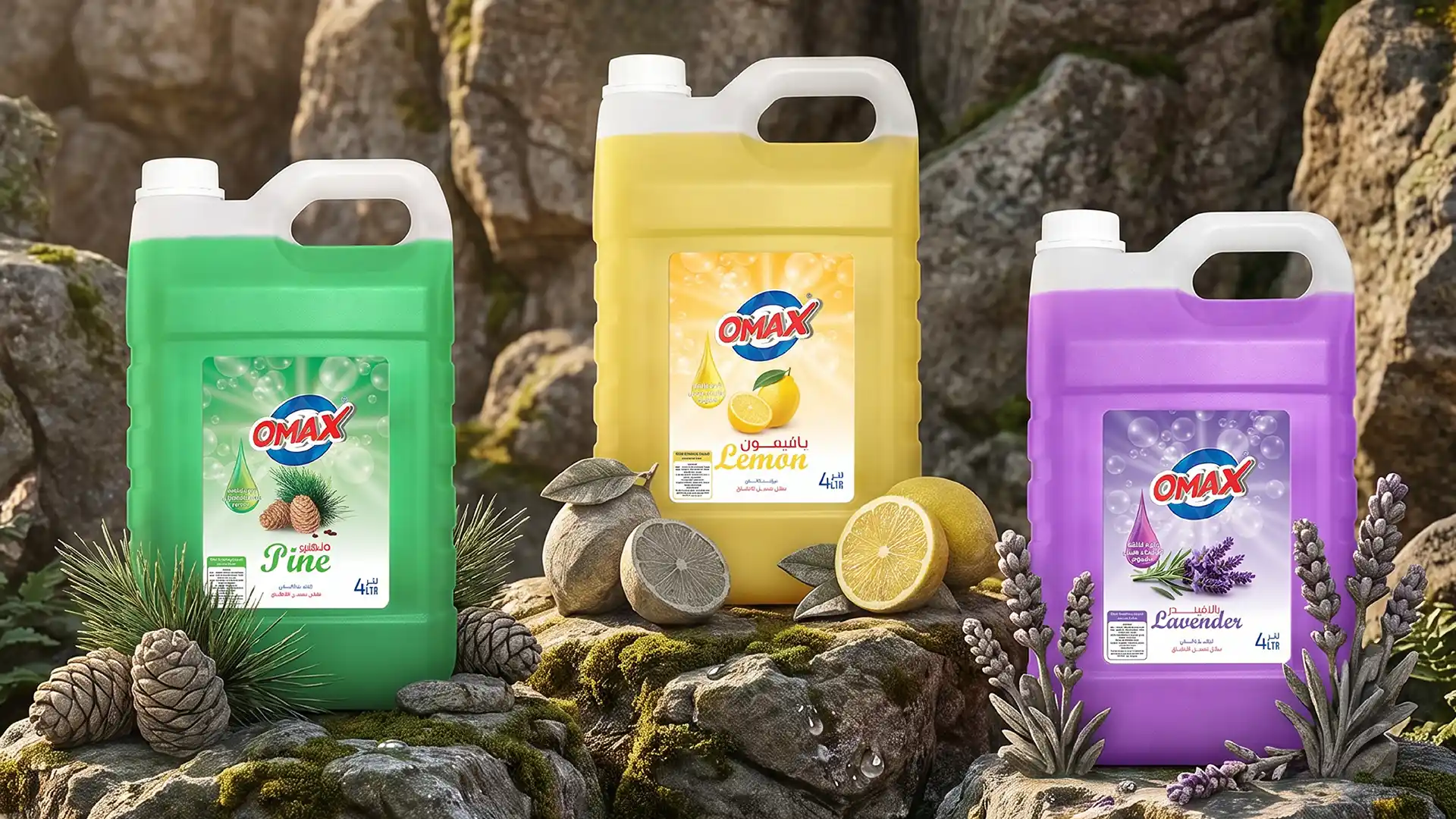 هوية بصرية منتجات Omax - Omax Product Brand Identity