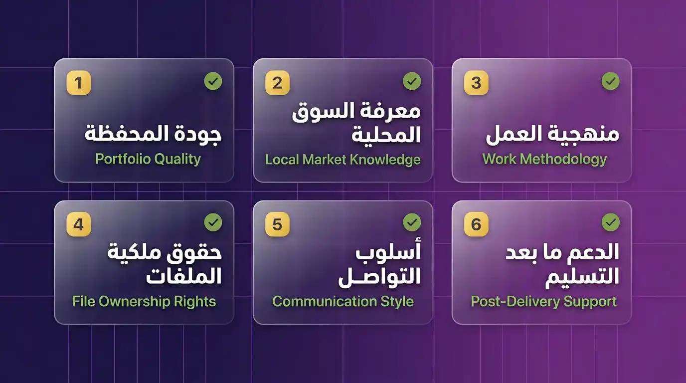 معايير اختيار شركة تصميم جرافيك في سوريا