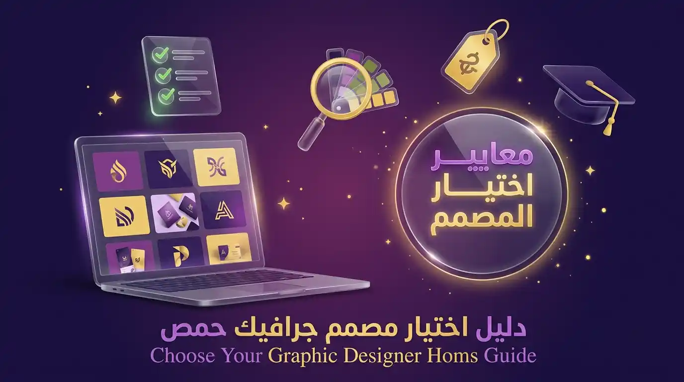 دليل اختيار مصمم جرافيك في حمص 2026 – معايير ونصائح عملية من السوق السوري
