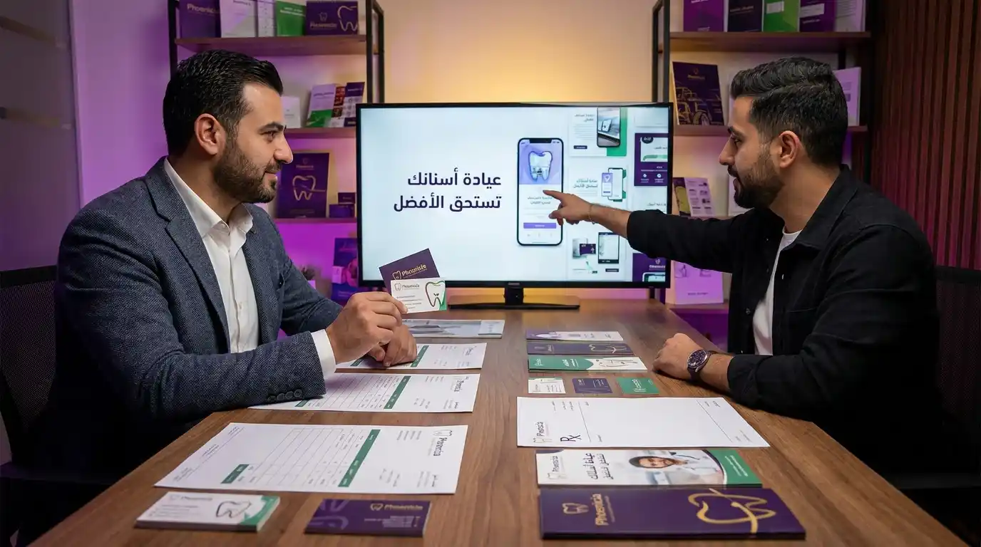خدمات فينيقيا لطباعة مطبوعات عيادات الأسنان في حمص