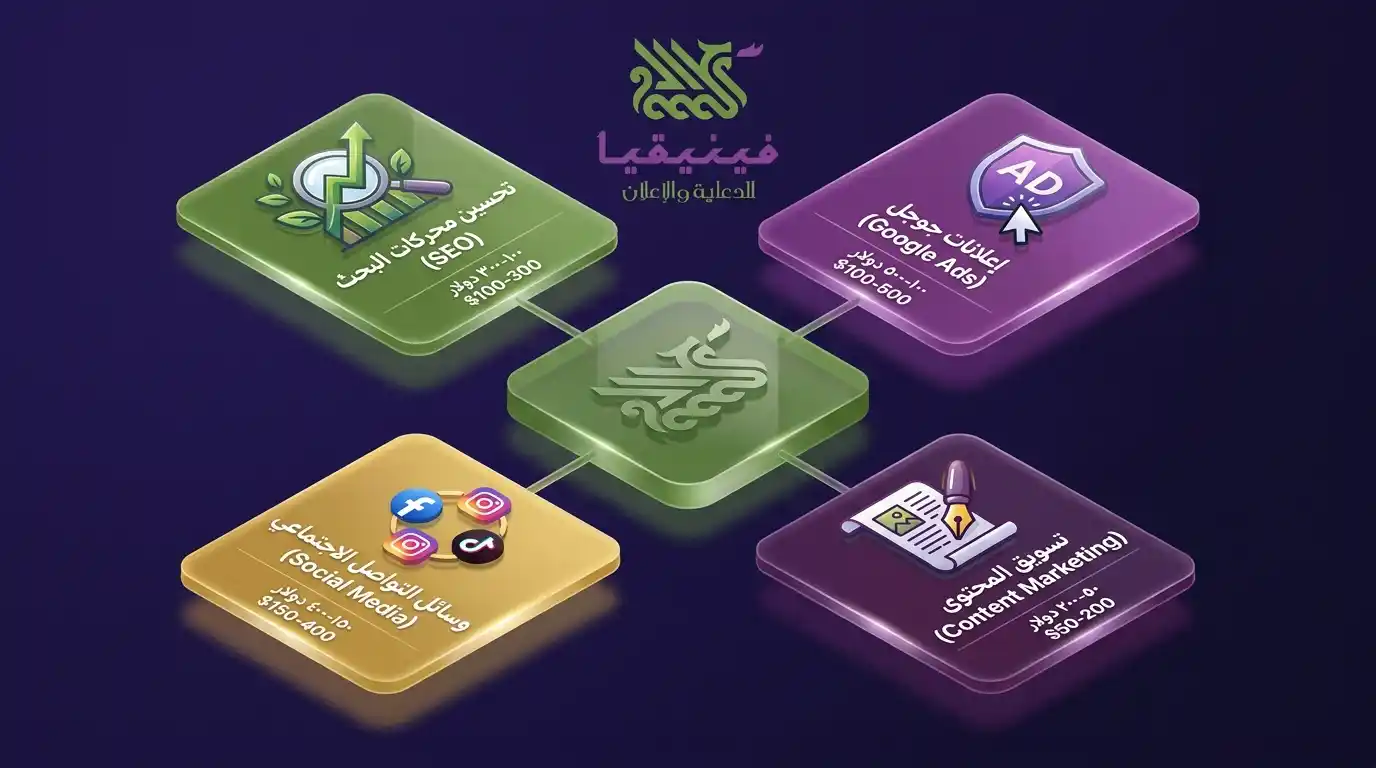 أنواع التسويق الإلكتروني – SEO، Google Ads، سوشيال ميديا، محتوى