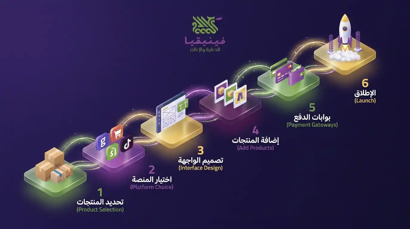 6 خطوات لتصميم متجر إلكتروني ناجح في حمص – من تحديد المنتجات للإطلاق