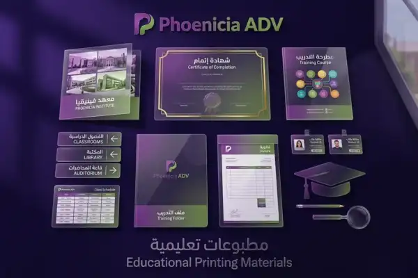 دليل الطباعة للمعاهد والمراكز التعليمية في حمص 2026 – كيف تخلي معهدك يبين بروفيشنال من أول كتيب؟
