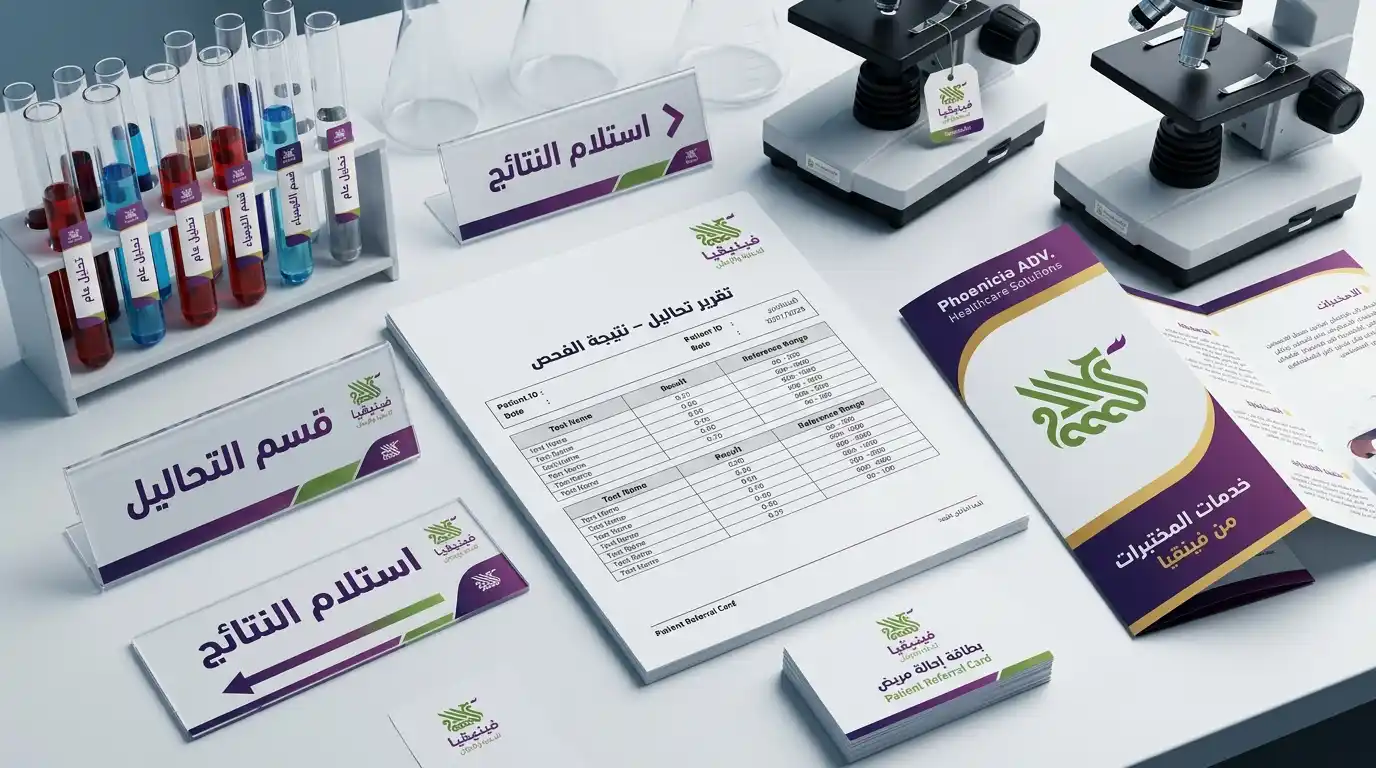 مطبوعات احترافية للمخابر الطبية في حمص – تقارير تحاليل ستيكرات لافتات