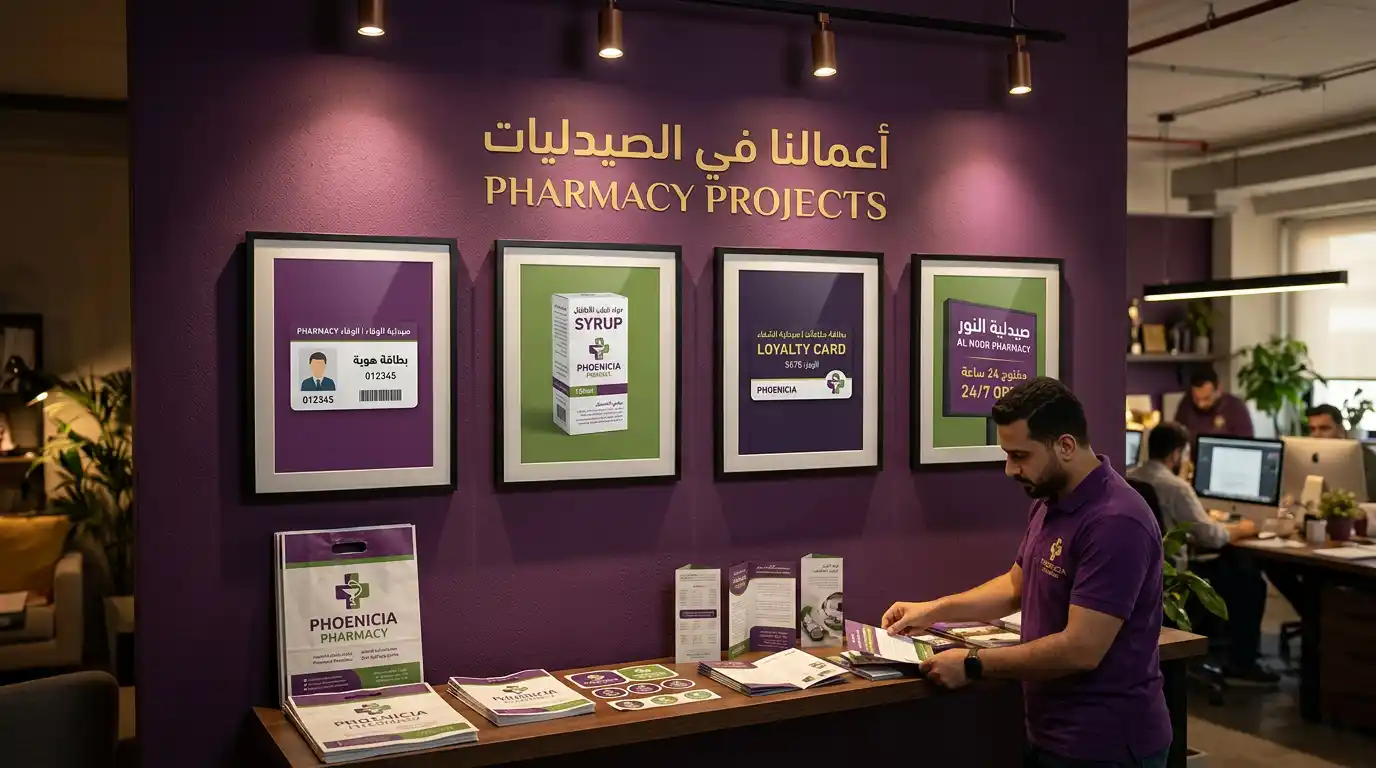 معرض أعمال فينيقيا لطباعة مطبوعات الصيدليات في حمص