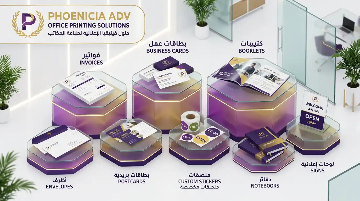 أنواع طباعة المكاتب والشركات في حمص