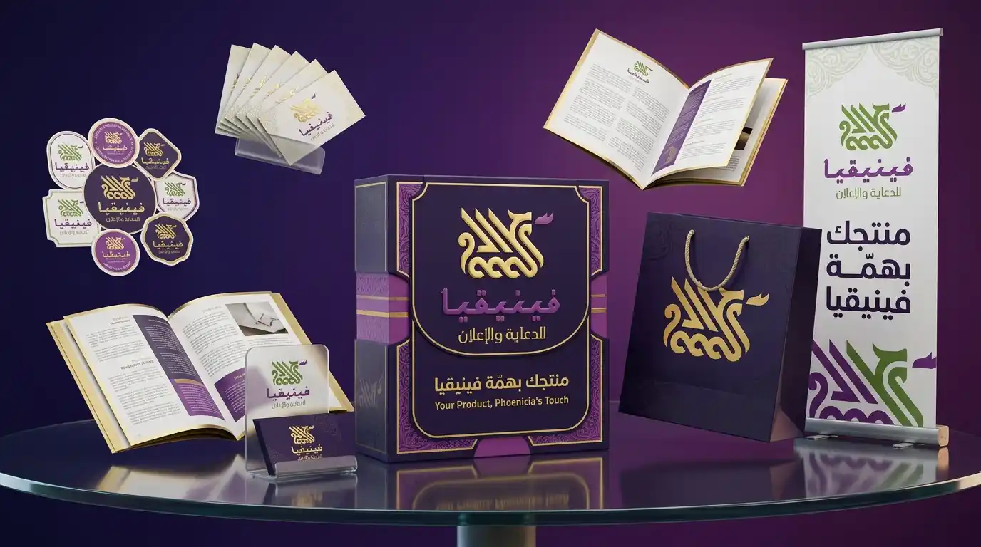 معرض لمنتجات مطبعة فينيقيا في حمص: كروت، استيكرات، بوكسات، بروشورات، بنرات